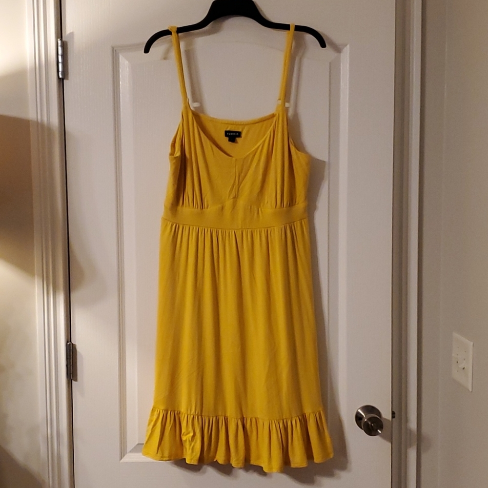 Yellow Torrid Dress